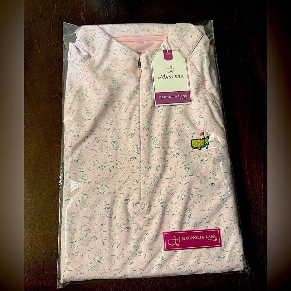 Masters Pink Quarter-Zip Pullover